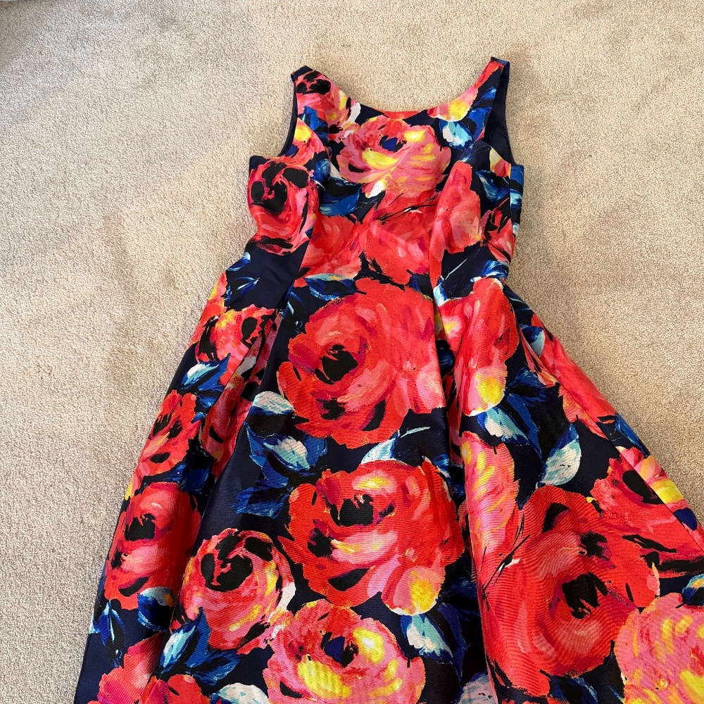 Adrianna  Papell tea length women’s floral dress